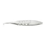 Clayman Lens Holding Forceps – Angled jaw