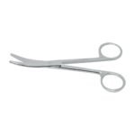 Enucleation Scissors – Blunt tip, large curve